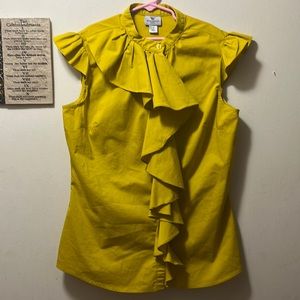 Wrothington stretch yellow blouse